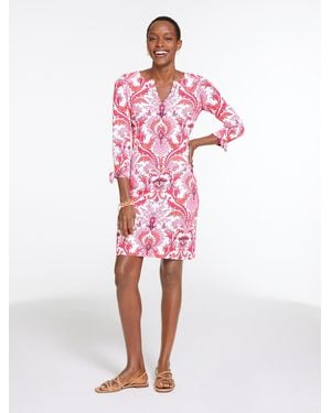 Talbots Effortless Jersey Shift Dress - Pink