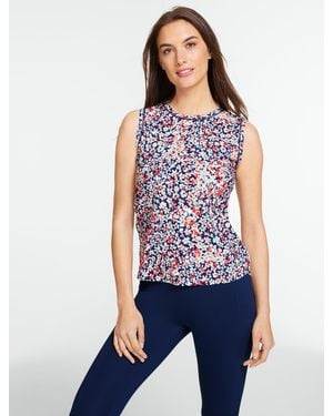 Talbots Active Jersey Tank Top - Blue