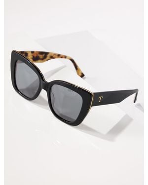 Talbots Tanya Colorblock Leopard Sunglasses - Multicolor