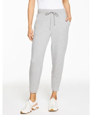 Talbots Airknit Stretch Mesh Jogger Pants - Grey