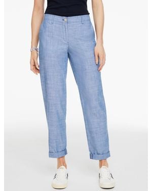 Talbots Chambray Everyday Chinos Pants - Blue