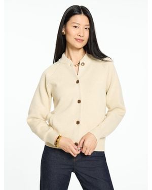 Talbots Bomber Jumper Jacket - Natural