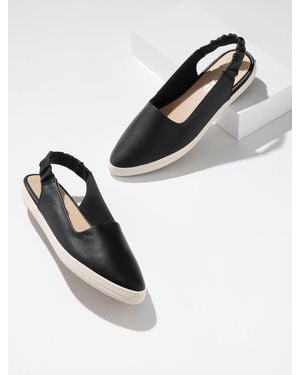 Keds ® Leather Slingback Trainers - White