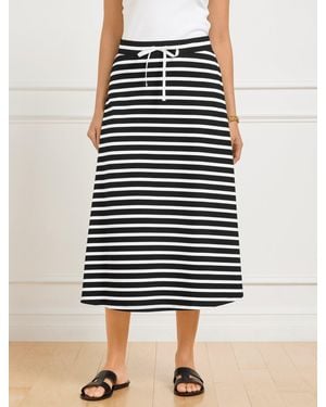 Talbots Effortless Ultraknit A-line Midi Skirt - Multicolour