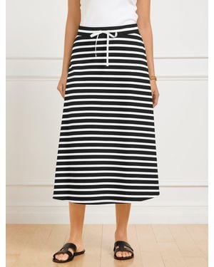 Talbots Effortless Ultraknit A-line Midi Skirt - Multicolor