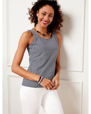 Talbots 180° Two-way Sleeveless Tank Top - Gray
