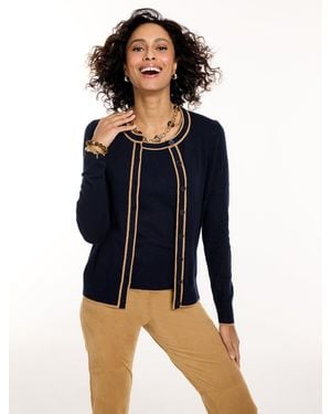 Talbots Charming Cardigan Sweater - Blue