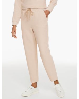 Talbots Ottoman Rib Taper Leg Pants - Natural
