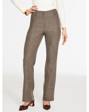 Talbots Southampton Wool Straight Leg Pants - Gray