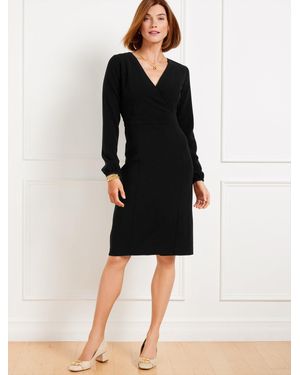 Talbots Easy Travel Long Sleeve Dress - Black