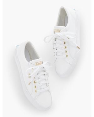 Keds ® Jump Kick Leather Trainers - White