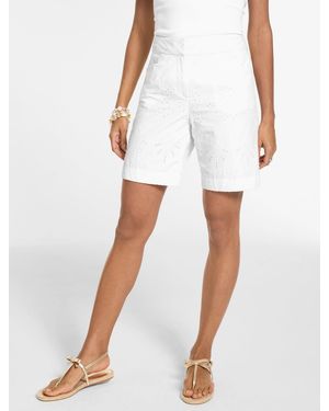 Talbots Eyelet Shorts - White