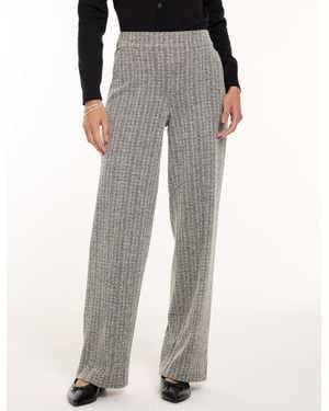 Talbots Wide Leg Pull-on Pants - Gray