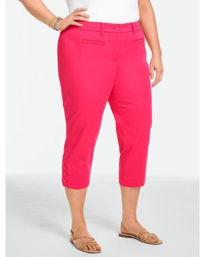 Talbots Heritage Twill Capri Pants - Pink