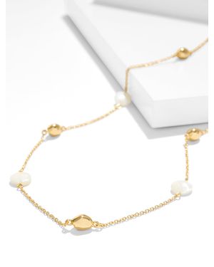 Talbots Polished Convertible Necklace - White