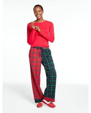 Talbots Cotton Flannel Pajama Set - Red