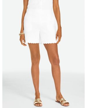 Talbots Eyelet Knit Shorts - White