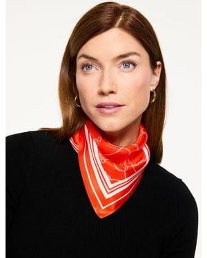 Talbots Simple Rope Square Scarf - Black