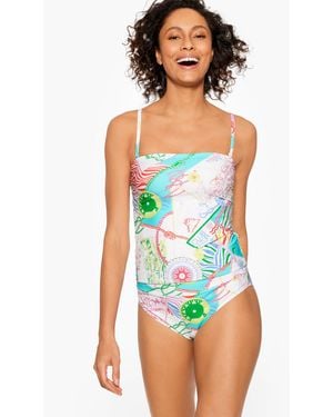 Aqua Club Bandeau Tankini - Blue
