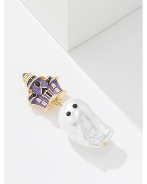 Talbots Ghostly Pearl Brooch - White