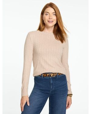 Talbots Bateau Neck Top - Blue