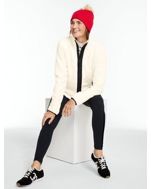 Talbots Sherpa Full-zip Jacket - Natural