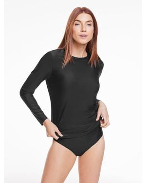 Aqua Club Upf 50+ Long Sleeve Swim T-shirt - Black