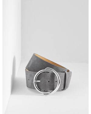 Talbots Suede Belt - Grey
