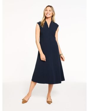 Talbots Easy Travel Sleeveless Dress - Blue