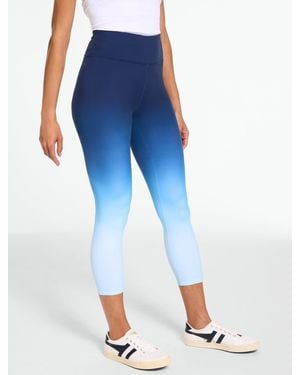 Talbots Performance Compression Capri Leggings - Blue