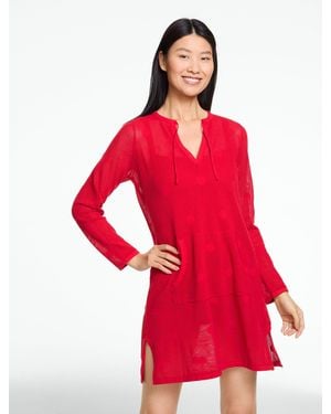 Aqua Club Tunic Top Cover-up - Red