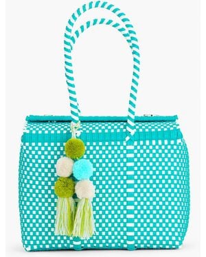 Un Pueblo Bombon Mini Tote - Blue