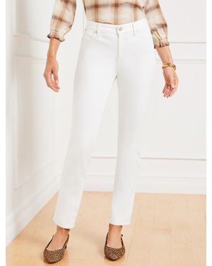 Talbots Slim Ankle Jeans - White