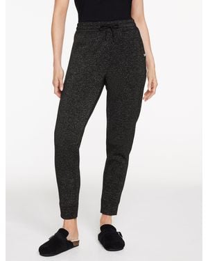 Talbots Brushed Metallic Jogger Trousers - Black