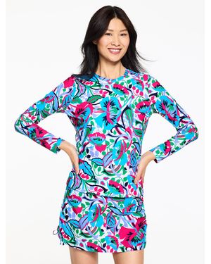 Aqua Club Upf 50+ Long Sleeve Swim T-shirt - Blue