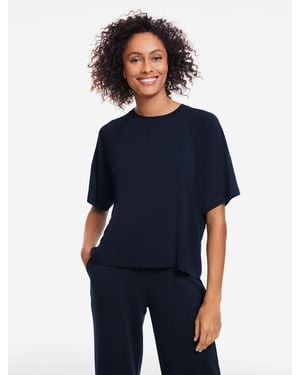 Talbots Short Sleeve Crewneck T-shirt - Blue
