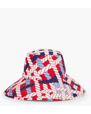 Talbots Nautical Vibes Wide Brim Hat - Red