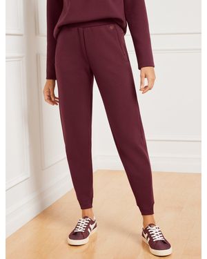 Talbots Airknit Stretch Jogger Trousers - Purple