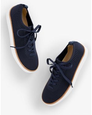 Talbots Brittany Knit Trainers - Blue