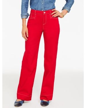 Talbots Classic Jean Trousers - Red