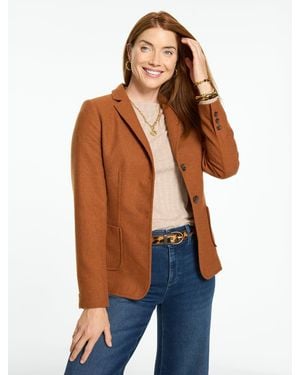 Talbots Classic Shetland Blazer - Blue
