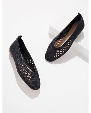 Talbots Tana Woven Ballet Flats - Blue