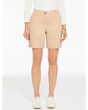 Talbots Relaxed Chino Shorts - Natural