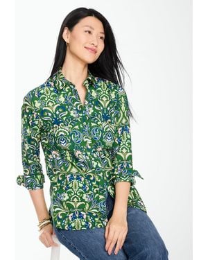 Talbots Modern Classic Shirt - Green
