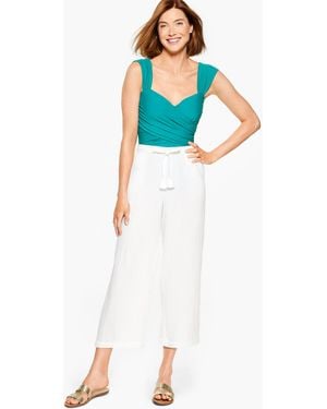 Aqua Club Gauze Pants Cover-up - Blue