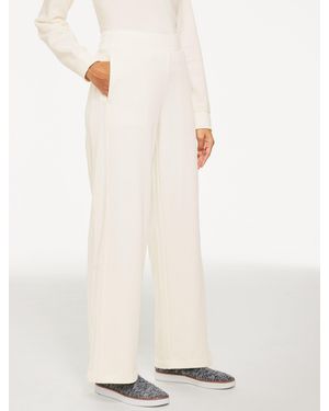 Talbots Cosy French Terry Relaxed Leg Trousers - Natural