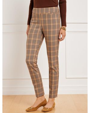 Talbots Chatham Slim Ankle Trousers - Natural