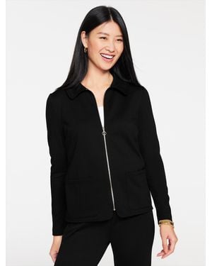 Talbots Passport Ponte Lady Jacket - Black