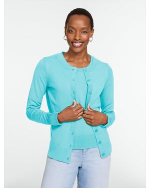 Talbots Charming Cardigan Sweater - Blue