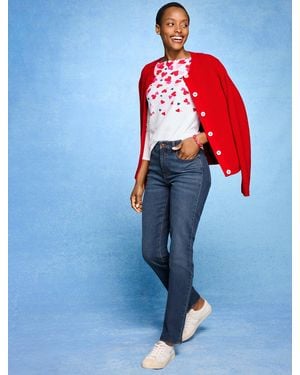 Talbots Bateau Neck T-shirt - White